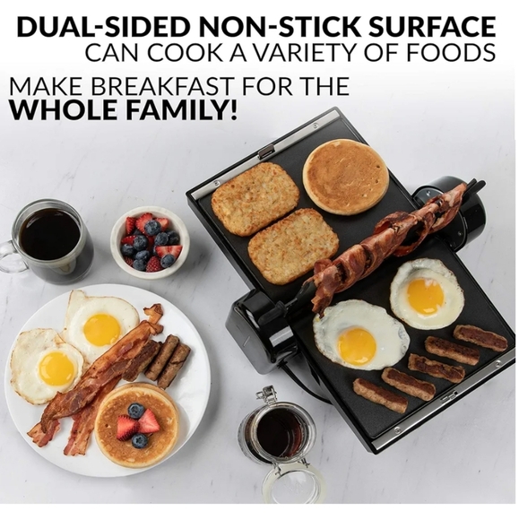 Griddle with Bacon Rack - Picture 4 of 7